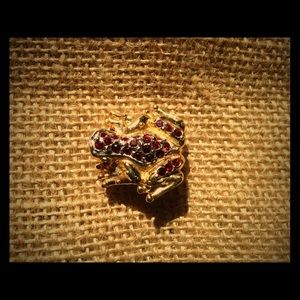 Valentino Frog Pin